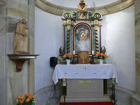 100 Jahrfeier Weingartenkapelle in Naumburg mit Bischof Dr. Michael Gerber (Foto. Karl-Franz Thiede)